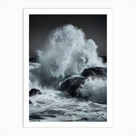 Crashing Waves Art Print