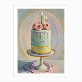 Birthday Cake Art Print