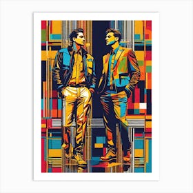 Two Men In Suits Art Print