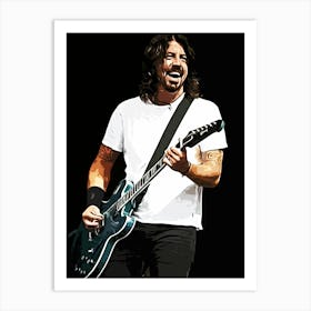 Dave Grohl Foo Fighters 19 Art Print