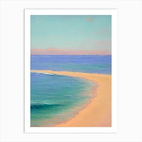 Little Cove Beach Australia Monet Style Art Print