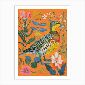Spring Birds Canvasback 2 Art Print