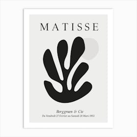 Matisse Minimal Cutout 11 Art Print