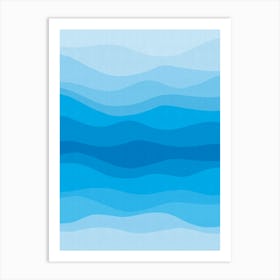 Sea ​​waves 2 Art Print