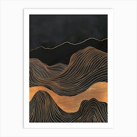 Abstract Landscape Canvas Print Art Print