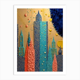 New York City Skyline 2 Art Print