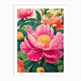 Peonies 2 Art Print