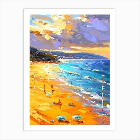 Sunset On The Beach 7 Art Print