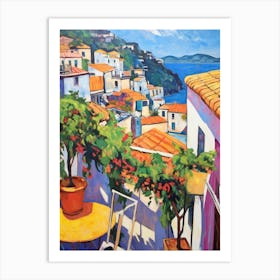 Positano Italy 3 Fauvist Painting Art Print