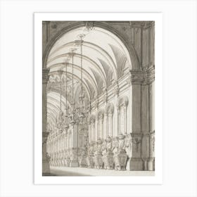 Hall Of Mirrors Art Print