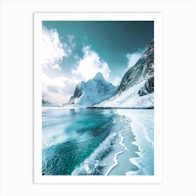 Snowy Landscape Art Print