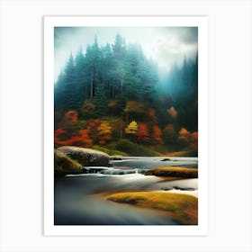 Autumn River 4 Art Print