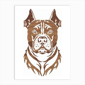 Pit Bull Art Print