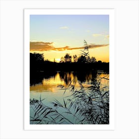 Sunset Over Dolina Miazgi Pod Andrespolem. Art Print