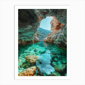 Cave In Croatia 9 Art Print