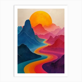 'Sunrise' 90 Art Print