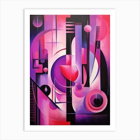 Energy And Vibrations Abstract Geometric 10 Art Print