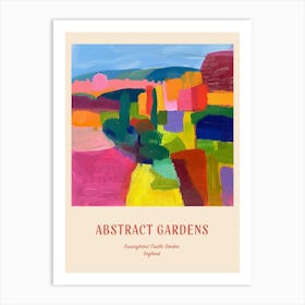 Colourful Gardens Sissinghurst Castle Garden England 1 Red Poster Art Print