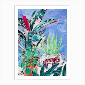 House Plant Jungle Art Print