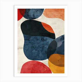 Abstract Shapes Canvas Print Art Print