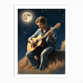 Acoustic Guitar Art Print