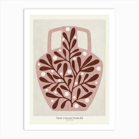 Vase and leaves Collection Art Print