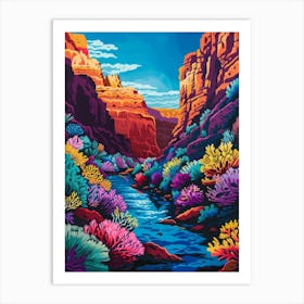 Grand Canyon River 1 Art Print