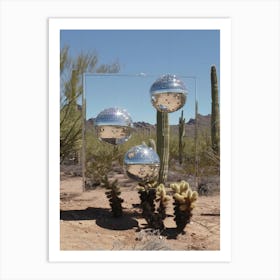 Mirrors In The Desert Art Print