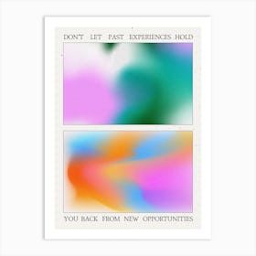 Colourful Quote Art Print