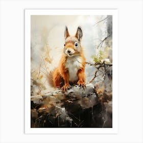 Red Squirrel 1 Art Print