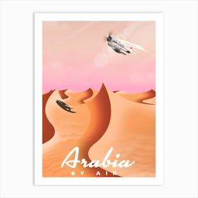 Arabia By Air Art Print