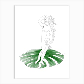 Hipster Venus Art Print