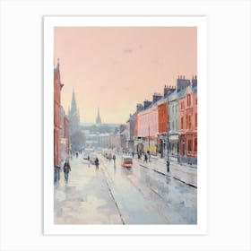 Dreamy Winter Painting Dublin Ireland 2 Art Print