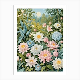 Secret Flower Garden Art Print