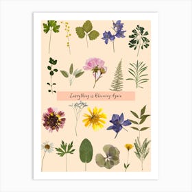 Everything'S Blooming Art Print