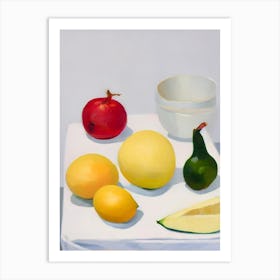 Jicama 2 Tablescape vegetable Art Print