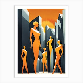 They are In power , vector art 3 Art Print