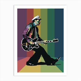 Chuck Berry WPAP fanart Art Print