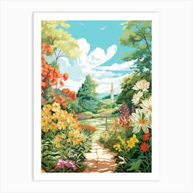 Smith College Botanic Garden Usa Illustration  1   Art Print