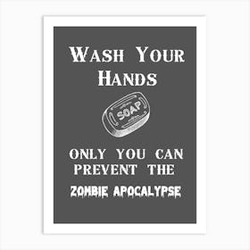 Zombie Apocalypse Art Print