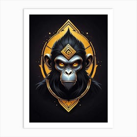 Chimpanzee 2 Art Print