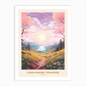 Long Range Traverse Canada 1 Hike Poster Art Print