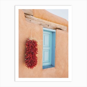 Chiles On Santa Fe Home Art Print