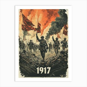 Aihrgdesign A Vintage Wartime Poster From 1917 Featuring Sold 779cacc5 C222 47f1 B3f7 B5be089c780d 0 Art Print