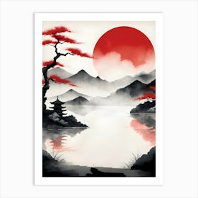 Japanese Landscape Art Print