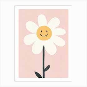 Nursery cute flower Art Print