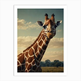 Giraffe 76 Art Print