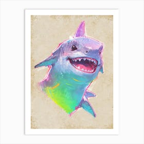 Rainbow Shark Art Print