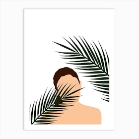 Tropical Reverie Among The Palms Art Print