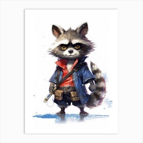 Rocket Raccoon 2 Art Print